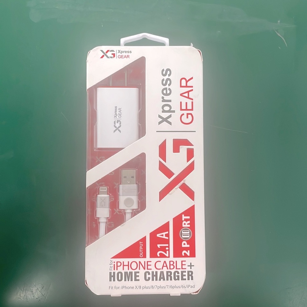 Any iPhone charger with home charger